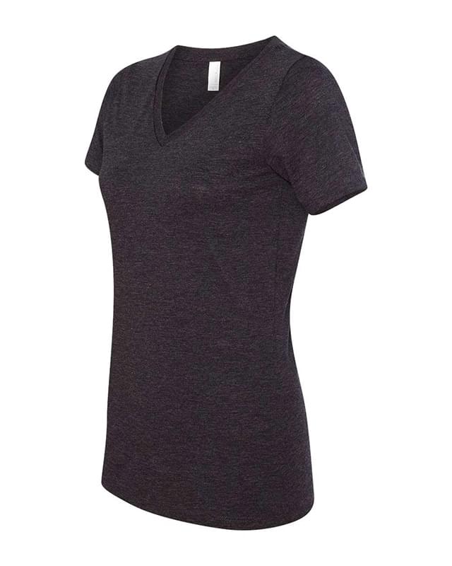 Women's Relaxed Triblend Short Sleeve V-Neck Tee