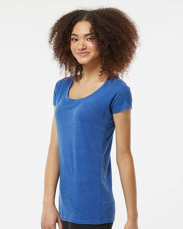 Women's Poly-Rich Scoop Neck T-Shirt