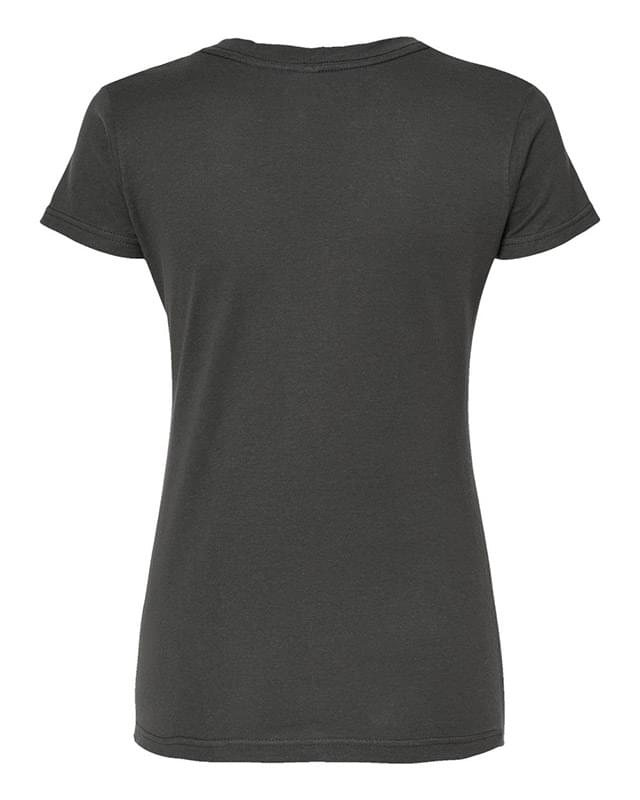 Women's Slim Fit Fine Jersey V-Neck T-Shirt