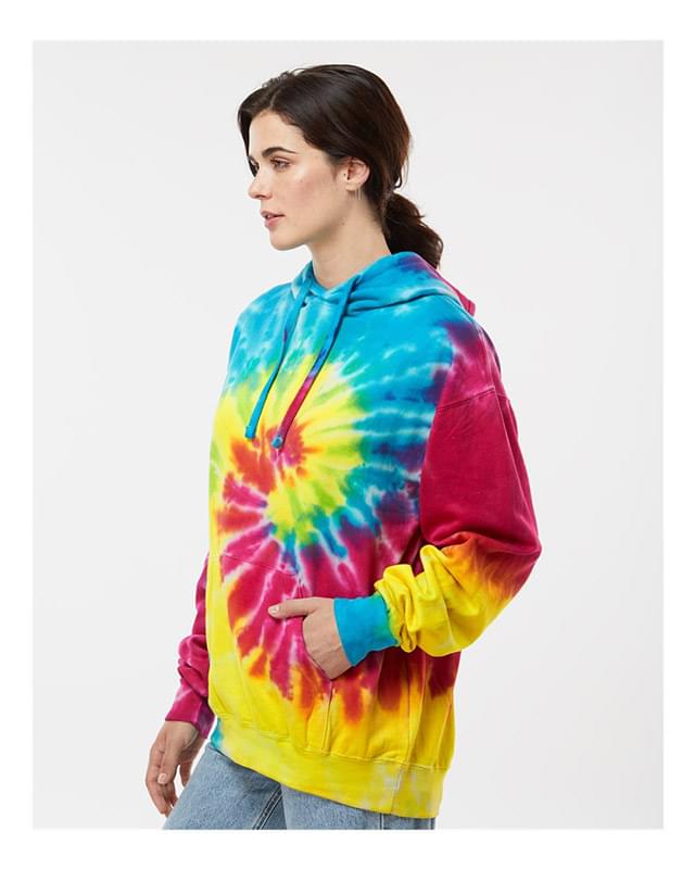 Tie-Dyed Hooded Sweatshirt