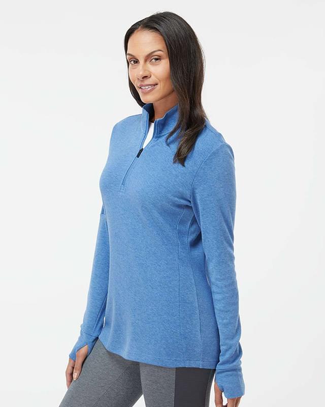 Women's 3-Stripes Quarter-Zip Sweater