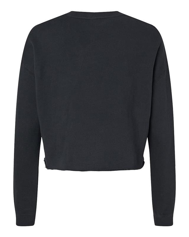 Women's Lightweight Cropped Crew Pullover