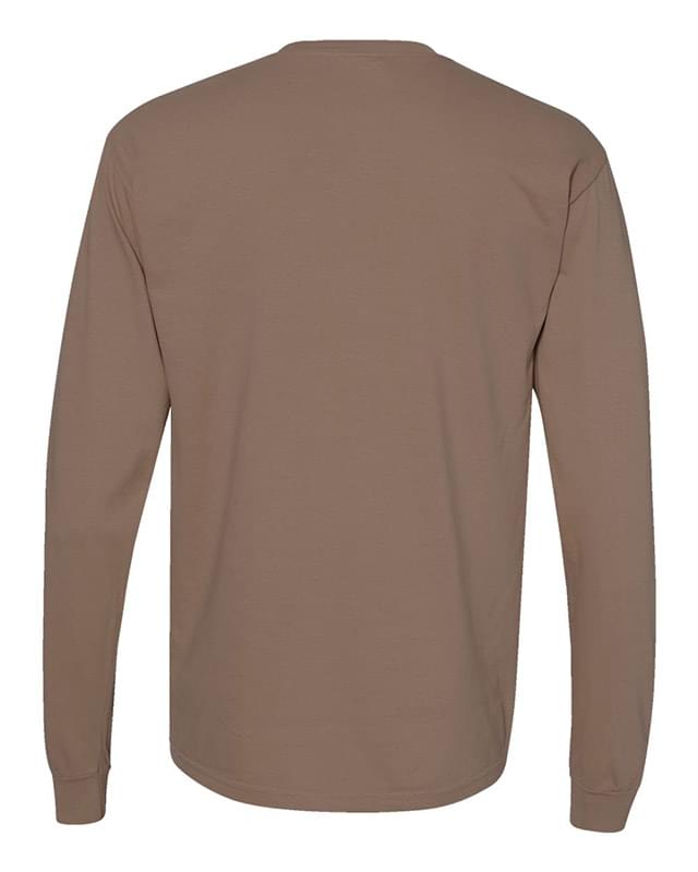 Garment-Dyed Heavyweight Long Sleeve T-Shirt