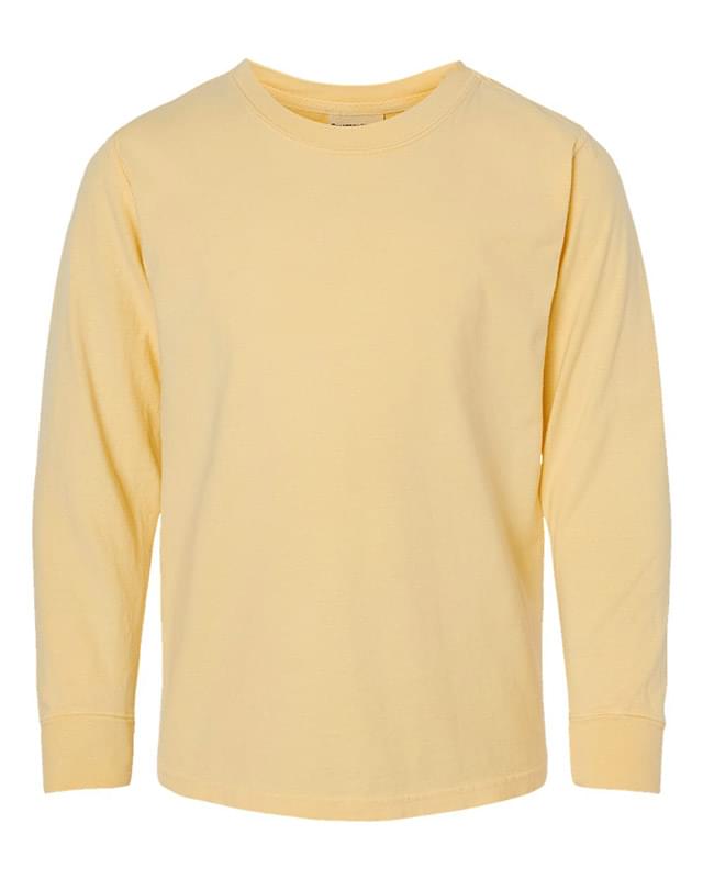 Garment-Dyed Youth Long Sleeve T-Shirt