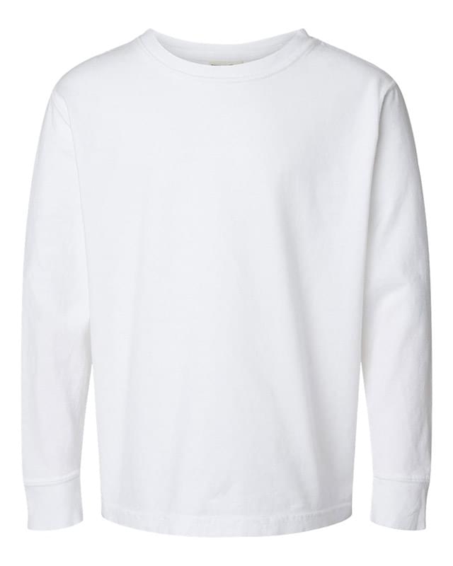 Garment-Dyed Youth Long Sleeve T-Shirt