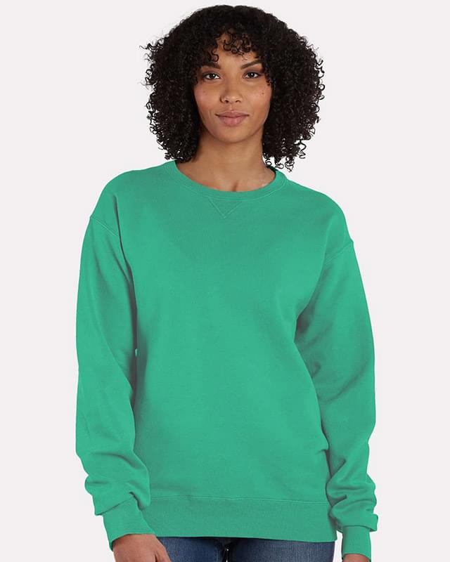 Garment-Dyed Unisex Crewneck Sweatshirt