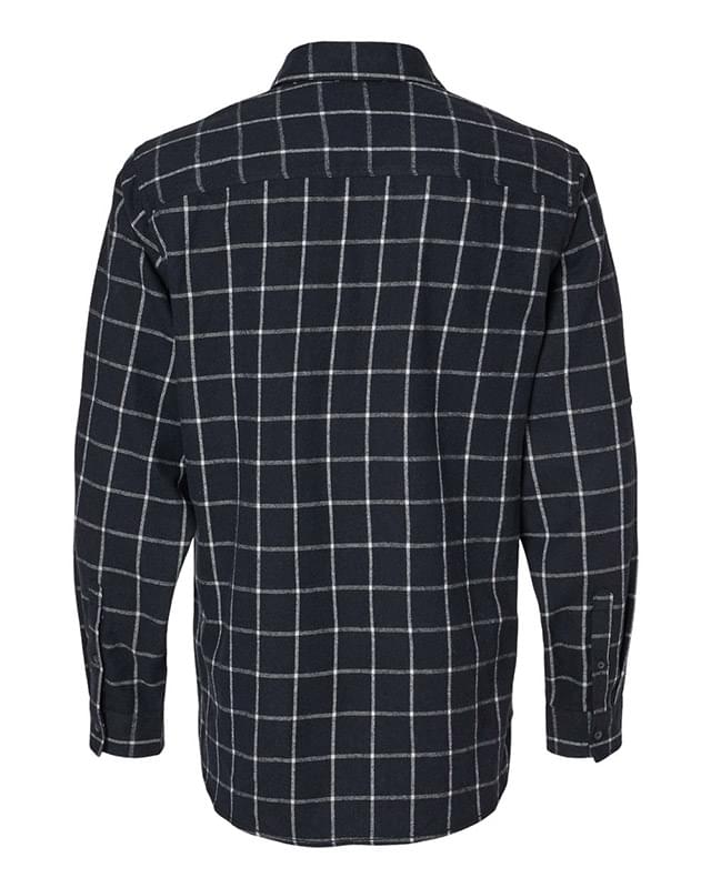 Yarn-Dyed Long Sleeve Flannel Shirt