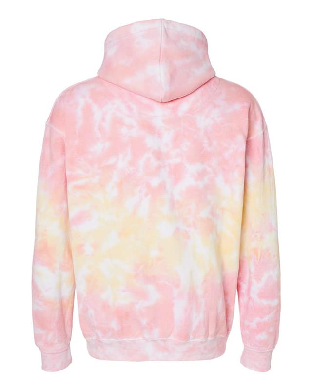 Tie-Dyed Hooded Sweatshirt