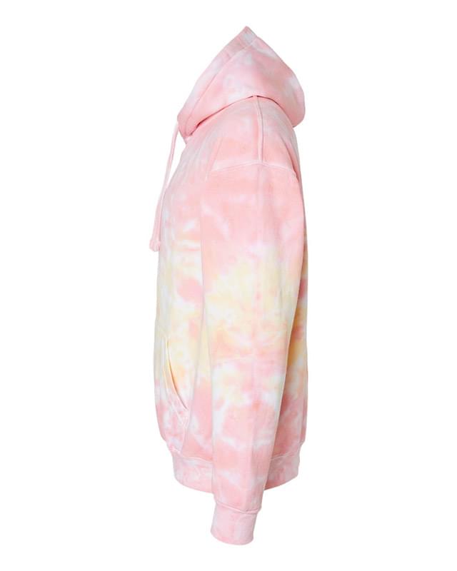 Tie-Dyed Hooded Sweatshirt