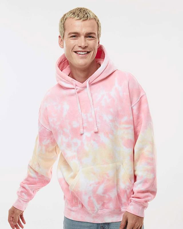 Tie-Dyed Hooded Sweatshirt