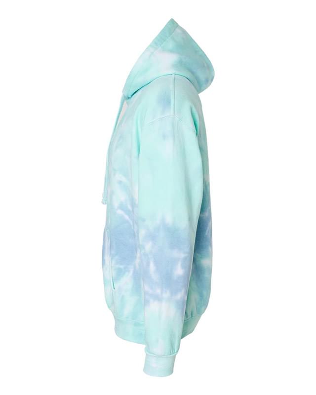 Tie-Dyed Hooded Sweatshirt