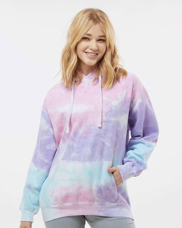 Tie-Dyed Hooded Sweatshirt