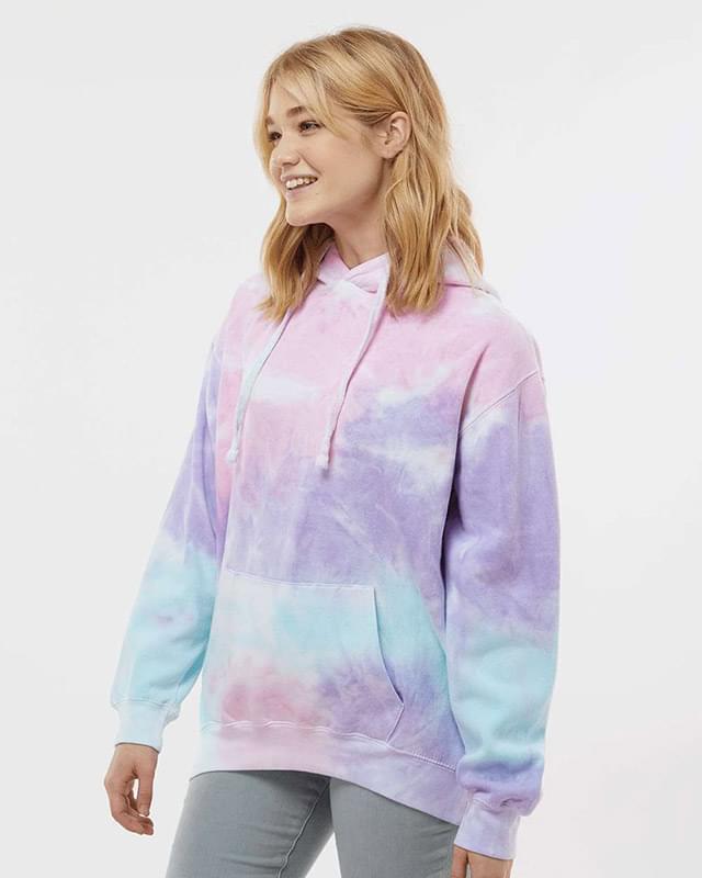 Tie-Dyed Hooded Sweatshirt