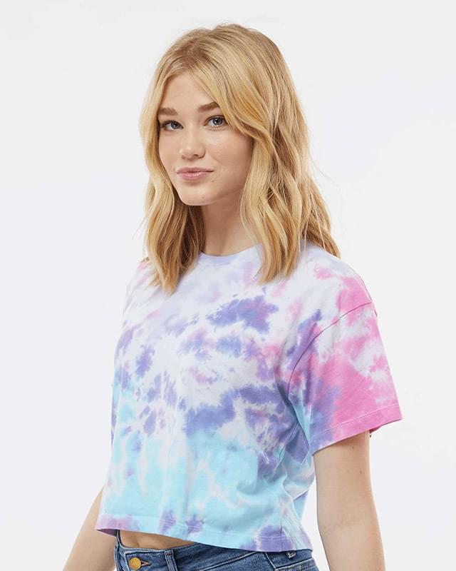 Women's Tie-Dyed Crop T-Shirt