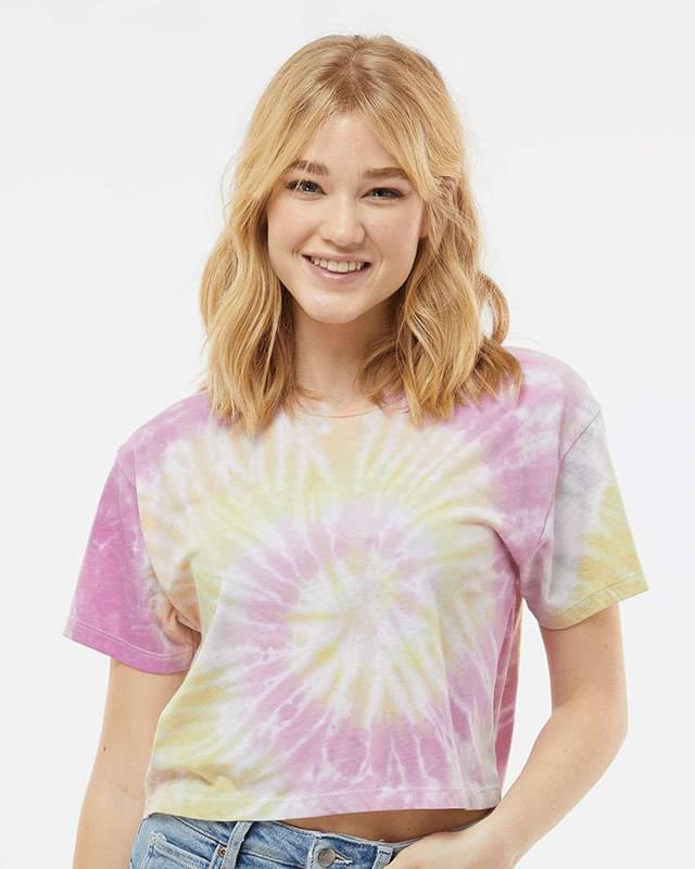 Women's Tie-Dyed Crop T-Shirt