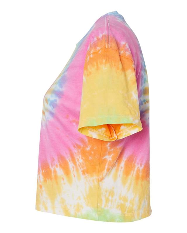 Women's Tie-Dyed Crop T-Shirt