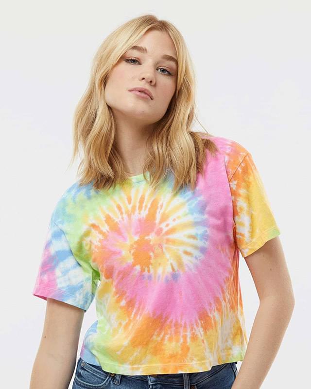 Women's Tie-Dyed Crop T-Shirt