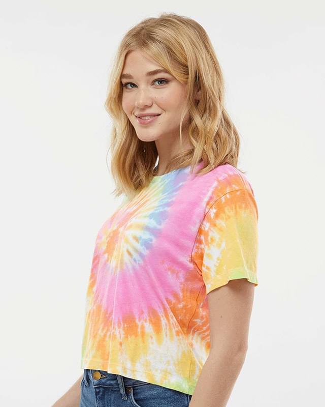 Women's Tie-Dyed Crop T-Shirt