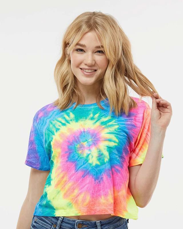 Women's Tie-Dyed Crop T-Shirt