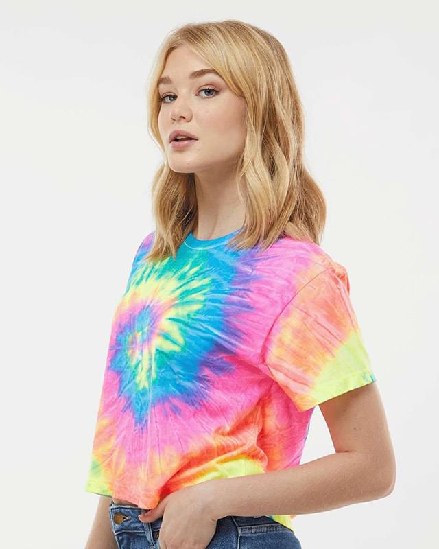 Women's Tie-Dyed Crop T-Shirt