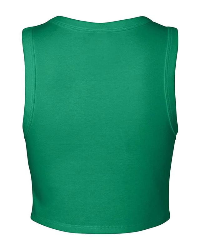 Women's Micro Rib Muscle Crop Tank