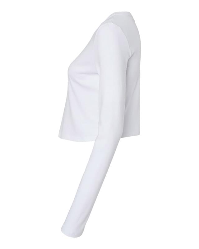 Women's Micro Rib Long Sleeve Baby Tee