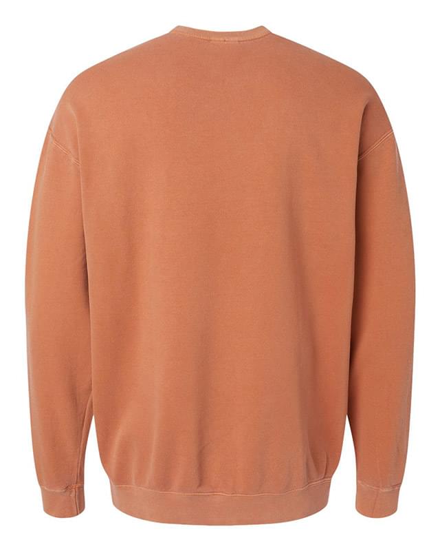 Garment-Dyed Lightweight Fleece Crewneck Sweatshirt