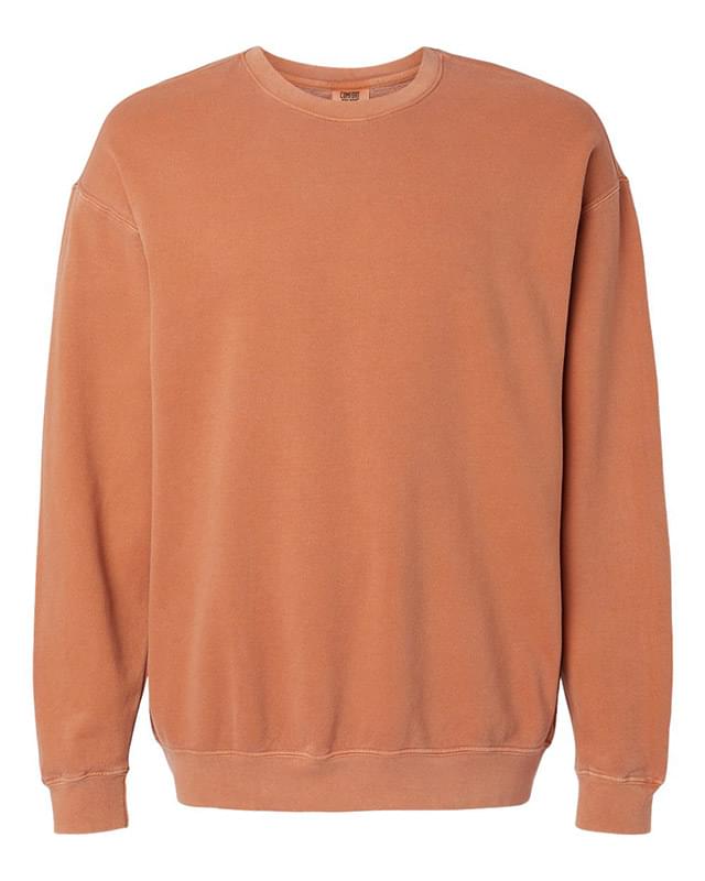 Garment-Dyed Lightweight Fleece Crewneck Sweatshirt
