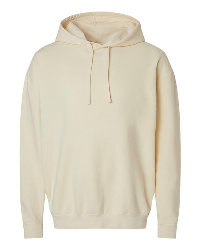 Garment-Dyed Lightweight Fleece Hooded Sweatshirt