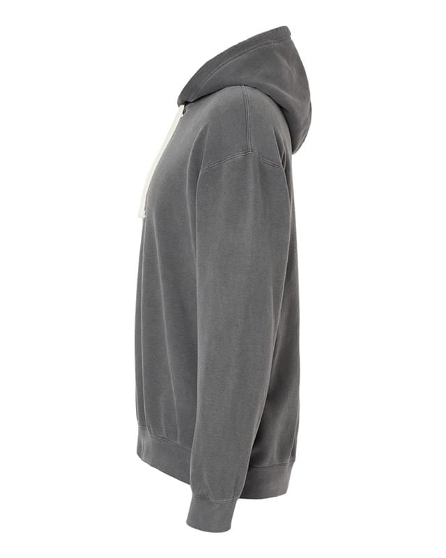 Garment-Dyed Lightweight Fleece Hooded Sweatshirt