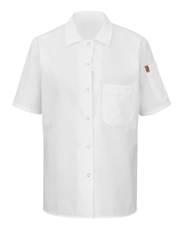 Women's Mimix™ Short Sleeve Cook Shirt with OilBlok