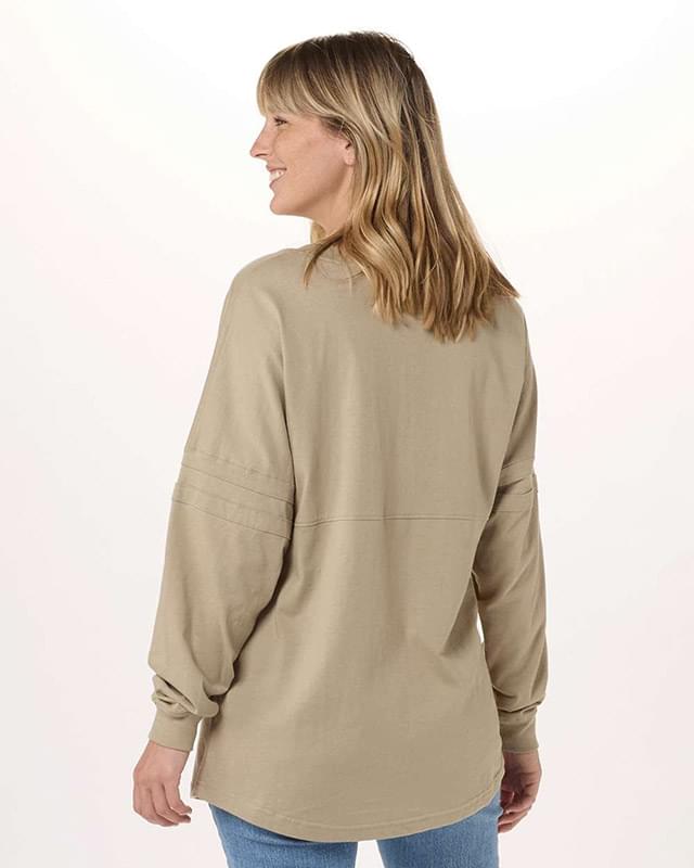 Women's Pom Pom Long Sleeve Jersey T-Shirt