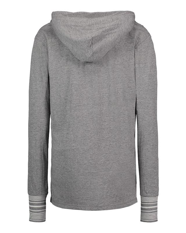 Women's Heathered Jersey Hooded Tunic