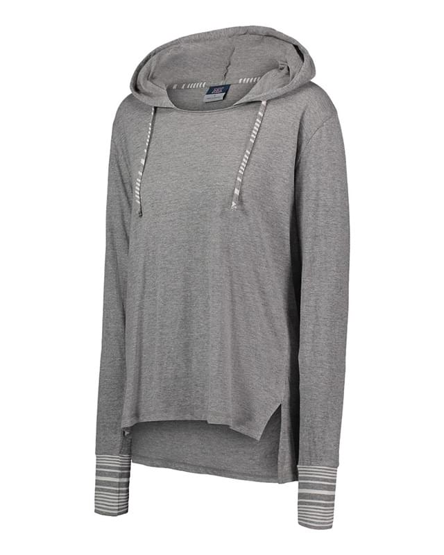 Women's Heathered Jersey Hooded Tunic