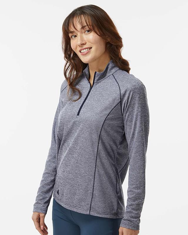 Women's Space Dyed Quarter-Zip Pullover