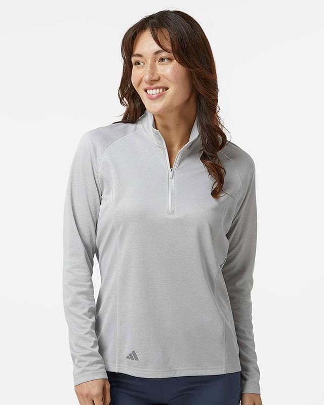 Women's Space Dyed Quarter-Zip Pullover