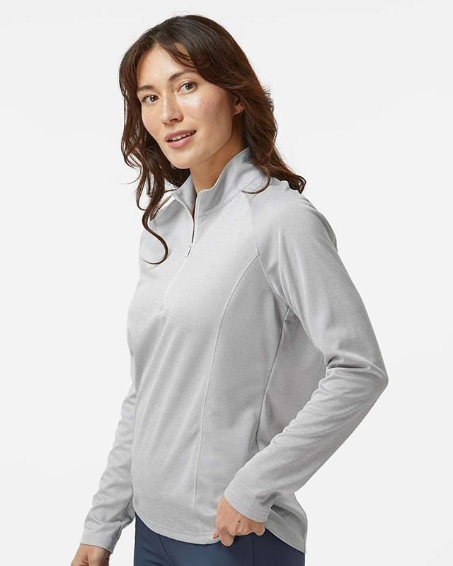 Women's Space Dyed Quarter-Zip Pullover