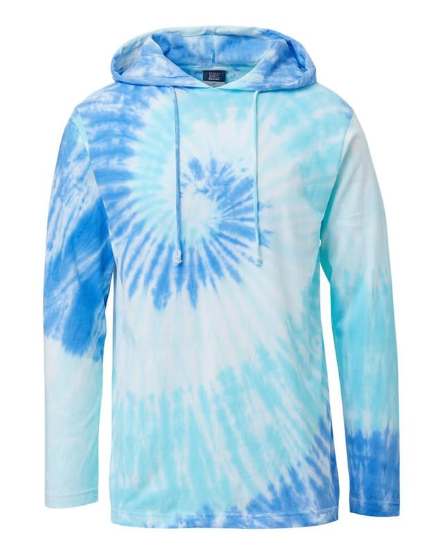 Loco Mineral Wash Hooded Long Sleeve T-Shirt