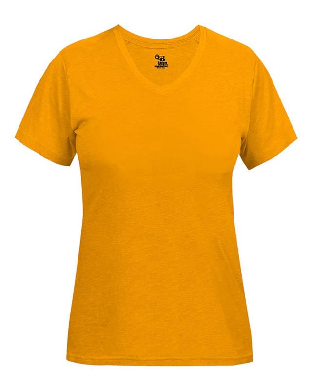 Women’s Triblend Performance V-Neck Short Sleeve T-Shirt