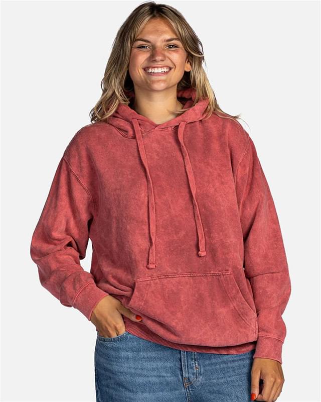 Premium Fleece Mineral Wash Hooded Sweatshirt