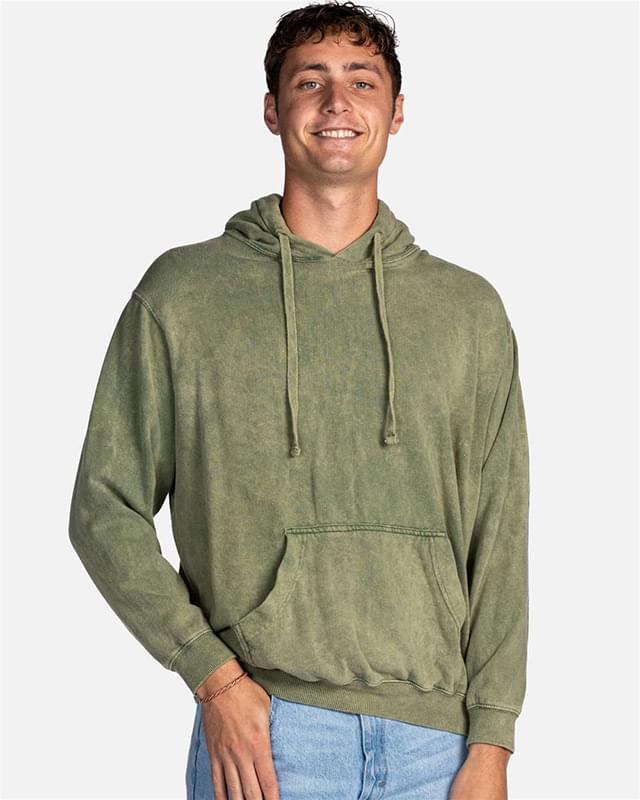 Premium Fleece Mineral Wash Hooded Sweatshirt