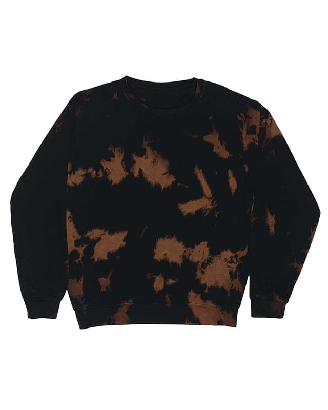 Premium Fleece Bleach Wash Crewneck Sweatshirt