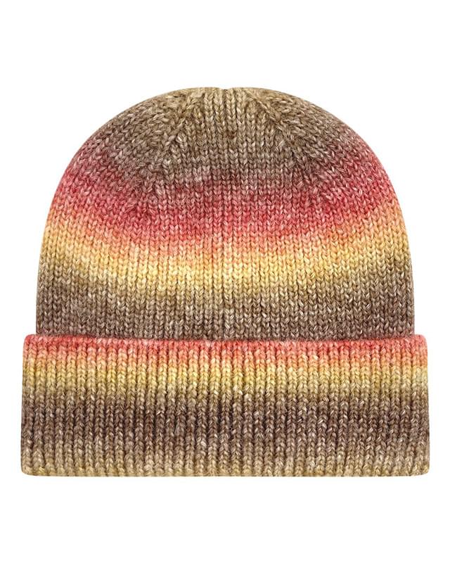 Tie-Dyed Ribbed Beanie