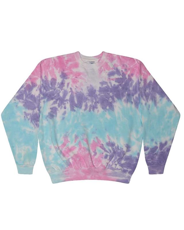 Tie-Dyed Fleece Crewneck Sweatshirt