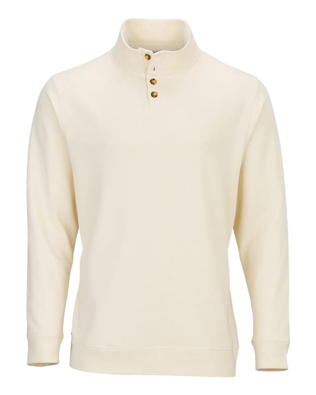 French Terry Button Pullover