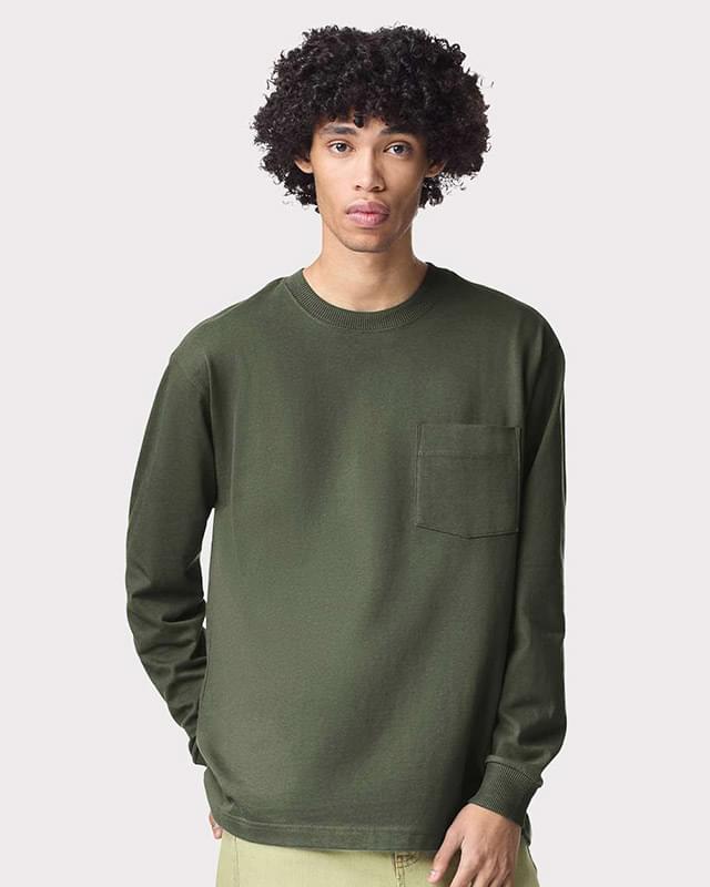 Super Heavyweight Long Sleeve Pocket Tee