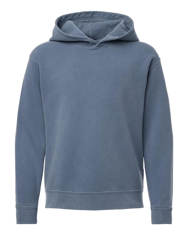 Garment-Dyed Youth Lightweight Fleece Hooded Sweatshirt