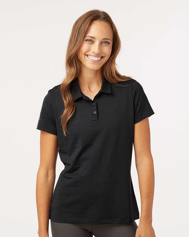 Women's Textured Stripe Polo