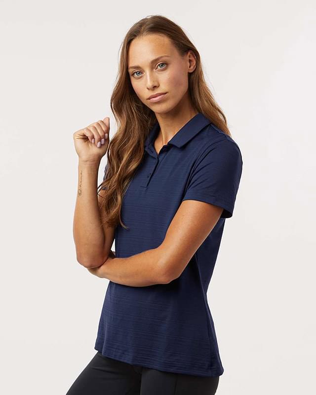 Women's Textured Stripe Polo