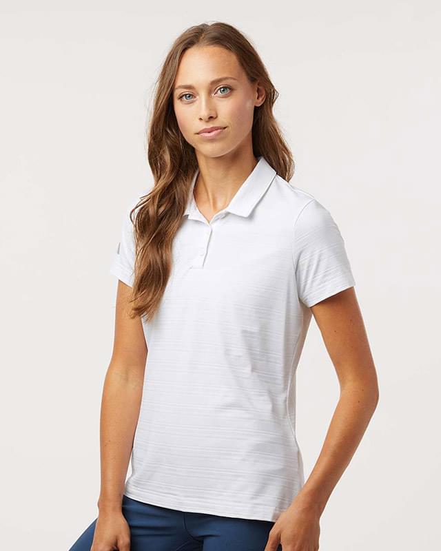 Women's Textured Stripe Polo